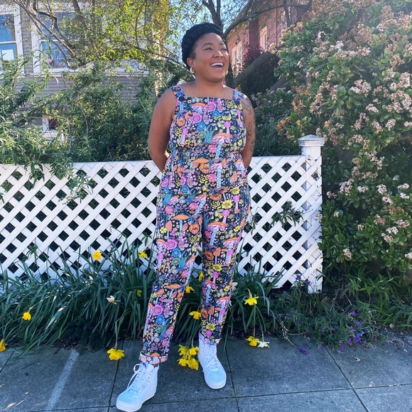 Nooworks Mushroom Overalls small NWT - Picture 5 of 5